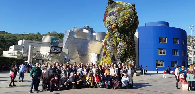 Fotografía del viaje cultural de Serondaya a Bilbao y Balmaseda